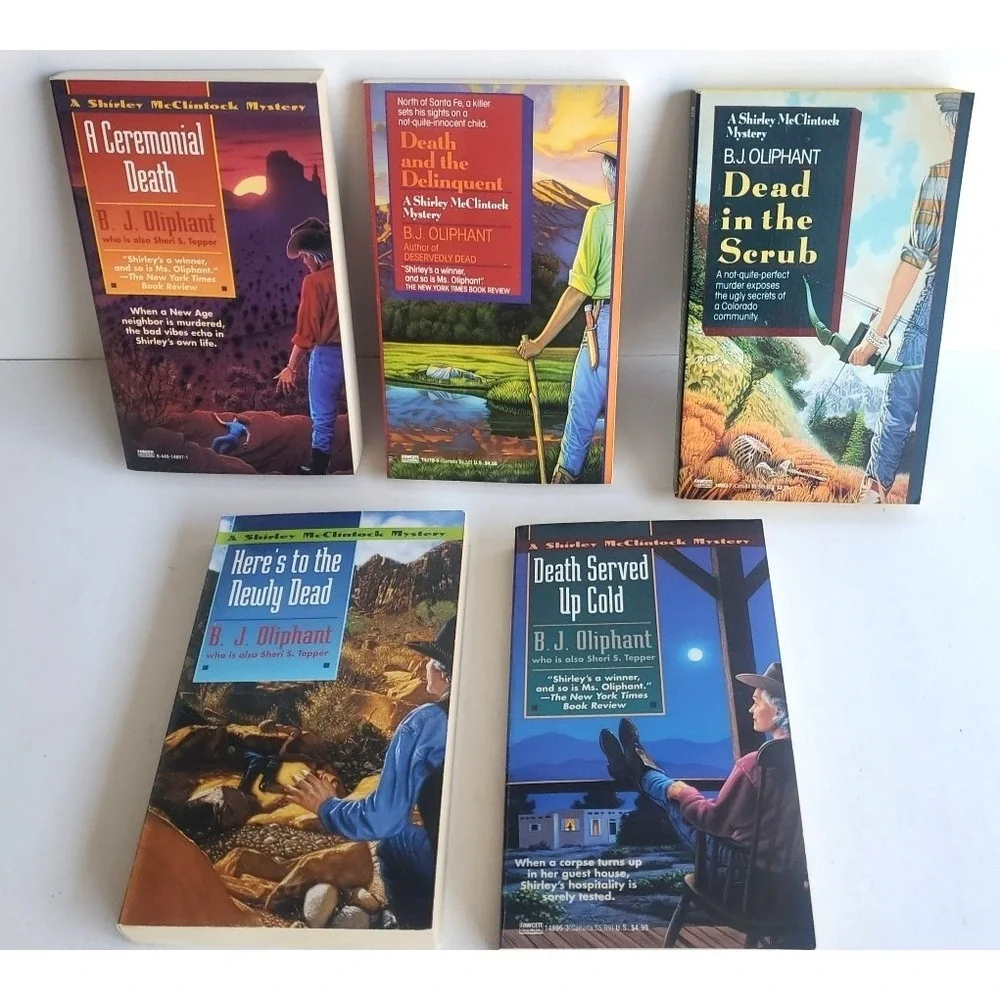 B J Oliphant Lot 5 Cozy Mystery Detective Shirley McClntock New Mexico‎ Colorado